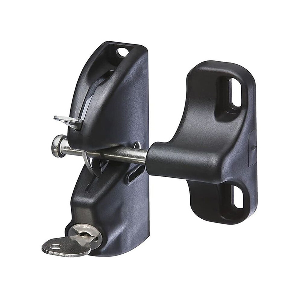 Double-Sided Automatic Locking Gate ,Key Lockable Fence Lock For Child & Pet Secure, Lock For Wood Metal Gates 4711826713284