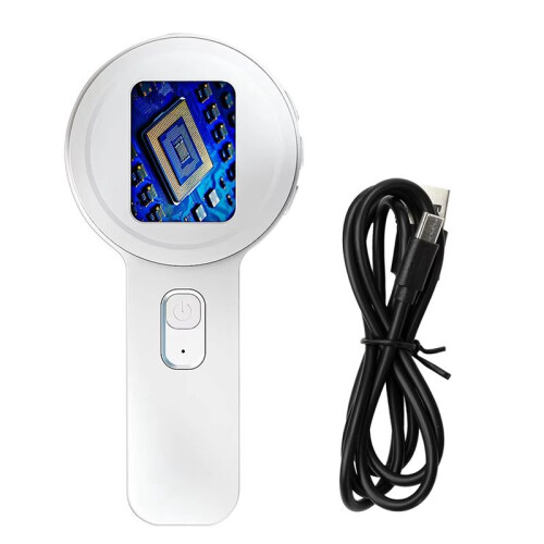 New 200X Ultra-High Magnification Digital Microscope 2-Inch High-Definition Large Screen Expansion  Microscope B