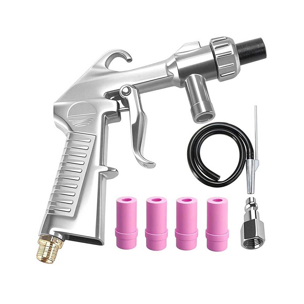 Siphon Type Sandblaster Kit Abrasive Sand Blasting Rust Remove With Air Quick Adapter For Sandblast Cabinets 4711456780793