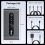 USB Switcher 2 Computers Share 4 USB 3.2 Device 10Gbps USB C Switcher for Keyboard Mouse Printer Webcam Desktop Control 7