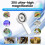 New 200X Ultra-High Magnification Digital Microscope 2-Inch High-Definition Large Screen Expansion  Microscope A 9