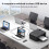 USB3.2 Switcher KVM  Shared Controller Adapter 10Gbps Rate Fit Computer Laptop Mouse Keyboard Share 4 USB 4