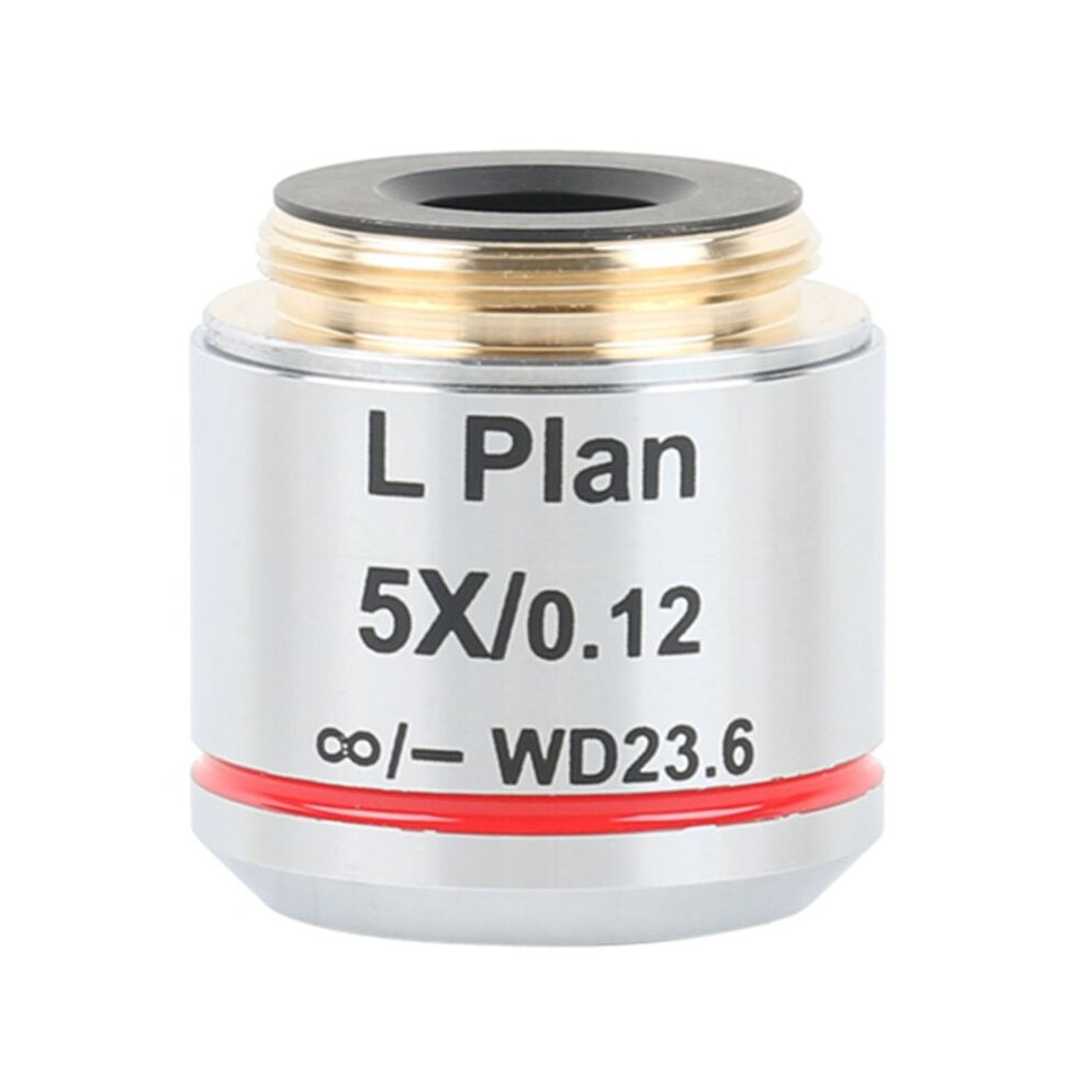 Long Working Distance Metallurgical Microscope Plan Achromatic Objective Lens Rms Thread Interface 5X 4712228902603