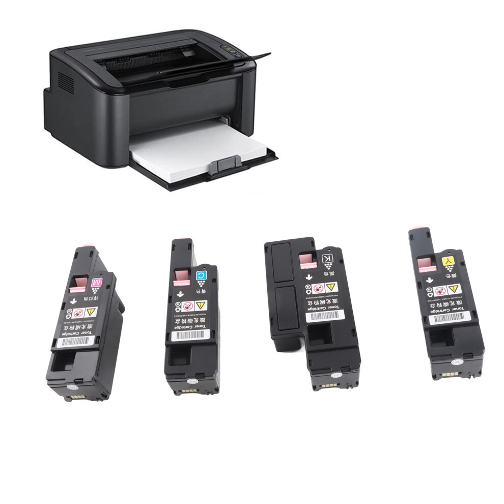 4Pcs Toner Cartridges For Phaser 6000/6010 & Workcentre 6015 Printer 3531369591382