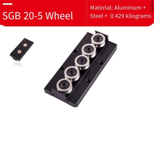Pulley Block Convenience Dual-Axis Guide Rail Linear Rail SGB25-3 Speed Guider Locking Slider 1