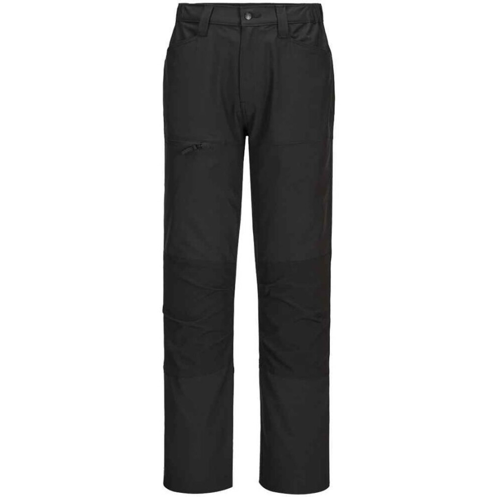 Portwest Unisex Adult Eco Active Stretch Work Trousers Black