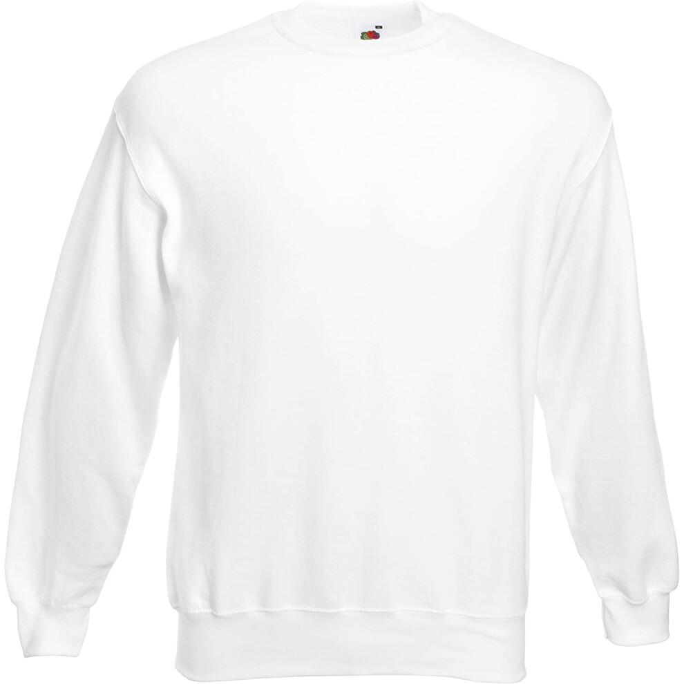 Fruit Of The Loom Mens Classic Plain Drop Shoulder Sweatshirt