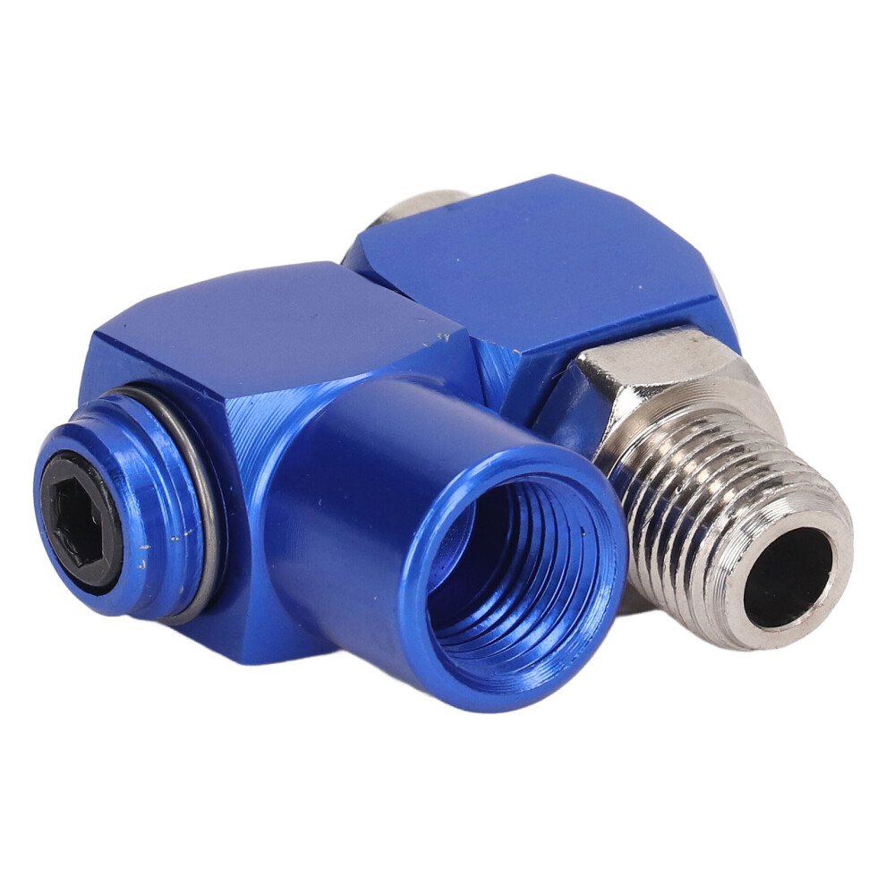 4Pcs 1/4In Npt 360 Swivel Air Fitting Connector 150Psi Tool Adapter 5081369592608