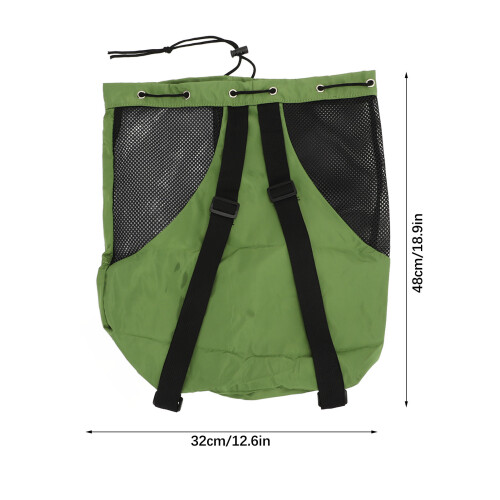Leichter grüner Netz-Strandrucksack mit verstellbarem Schultergurt 1