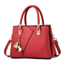 Bolsa estilo carteiro feminina, bolsa de mão em couro sintético com forro de poliéster, design elegante e sofisticado, bolsa de ombro leve e
