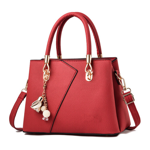 Γυναικεία τσάντα Satchel, συνθετική δερμάτινη τσάντα Tote με επένδυση από πολυεστέρα,