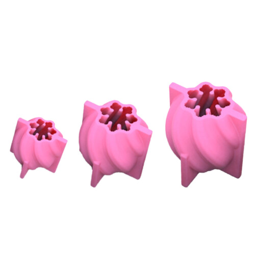 Twisted Wave 3D Kerze Seifenform DIY Kerze Epoxidform-M 1