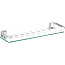 Badeværelsesglashylde med pladsbesparende design, højkvalitets aluminiumsskinne, medfølgende beslag for nem opsætning, glat og rengøringsvenlig