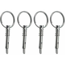 Pino para toldo bimini, clipe para tubo em aço inoxidável 316 para postes de suporte, esfera resistente com mola para dobradiça de convés,