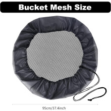 Garden Protector, Dust-Proof Fine Mesh Cover for Outdoor Water Collection, Adjustable Drawstring Design High Quality Polyester Mesh Cover for Wide