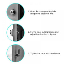 Combination Cabinet Lock: Robust And Safe Keyless Security For Your Valuables, Resettable Combination Ensures Easy Access