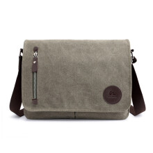 Laptoptaske til professionelle, forskellige lommer i vintage-stil til 15,7-tommer bærbar computer, rummelig opbevaring med lynlåslomme bagpå