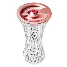 Lampe à cristaux à pulvérisation continue, veilleuse portable sans fil, diffuseur d'aromathérapie 3 couleurs pour la relaxation, fonctionnement