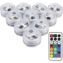 Mini luci LED sommergibili per decorazioni per feste in piscina, creazione di atmosfera, alimentazione a batteria, impermeabili, cambio colore,