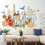 Removable Home Decorations, Wide Application Surfaces, Lifelike Pattern Designs, Durable Vinyl Pvc, Powerful Backing Adhesion, Eco-Friendly 1