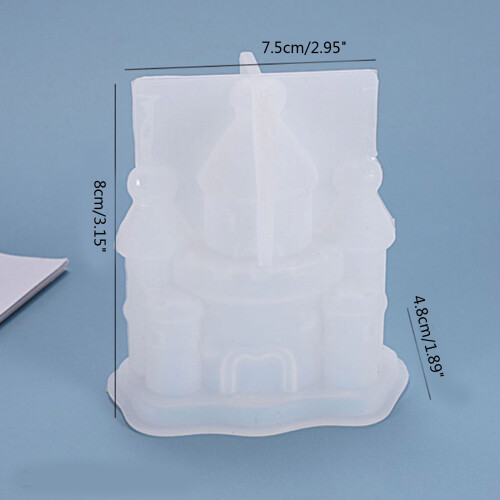 Moule de château en Silicone pour décoration de gâteau de 2