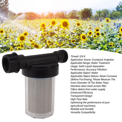 Filtro sedimenti durevole G3/4 con design facile da installare 1