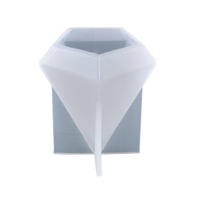Moule en résine époxy, cône Hexagonal, 8 Styles, pyramide,-3