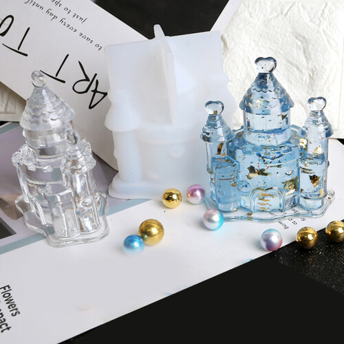 3D Dream Castle Resin Mold Silicone Mold Resin Casting Epoxy 1
