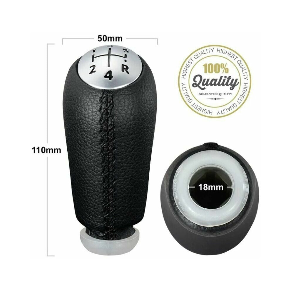 Ergonomic Gear Shift Knob, Quality Abs Plastic For Smooth Shifting Experience, Perfect Compatibility With Renault Clio Megane Scenic Models, Easy 9169997114242