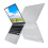 Υποστήριξη τσιπ M2M3, ακριβείς εγκοπές για MacBook Air 13,6 ιντσών M2A2681, κρυστάλλινη 2