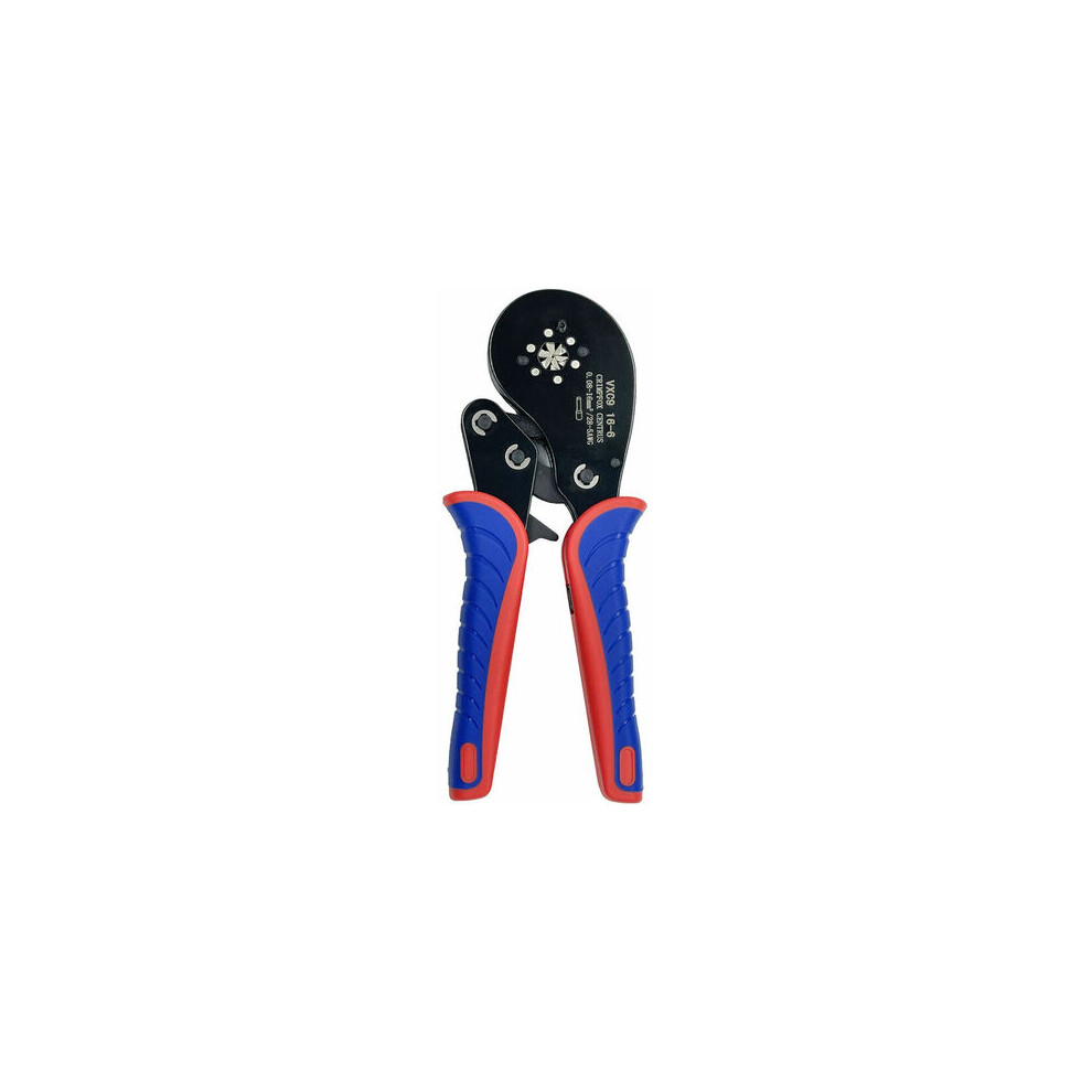 Labor-Saving Ratchet Crimping Tool, Suitable For Wires 0.08-16Mmâ², Square Crimp Surfaces For Even Crimping, Six Serrated Surfaces Enhance 9433291607329