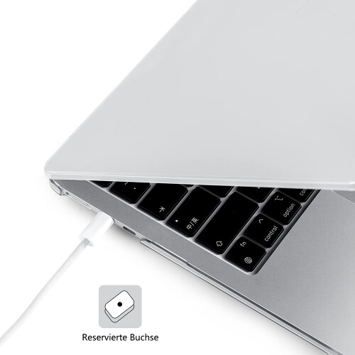 Capa protetora à prova de choque para MacBook Air de 13,6 polegadas M2A2681. Design ultrafino, transparente e com trava invisível. Resistente a 2