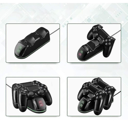 Ps4Controller-opladerstation, innovativ Ps4Controller-stander med hurtigopladning til Playstation4Remote, Ps4Controller-oplader med 4 1