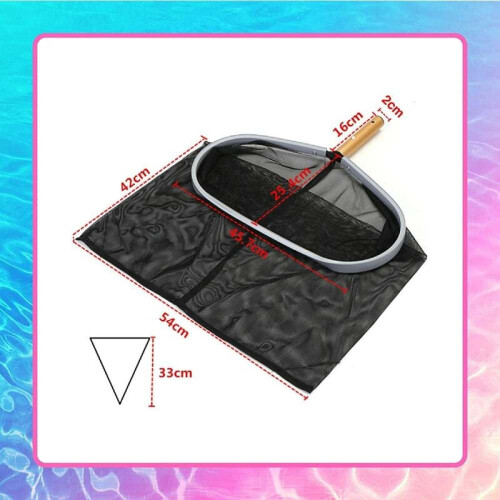 Portable Pool Cleaning Solution, Fine Mesh Skimmer Net with Lightweight Deep Water Leaf Rake Functionality, Durable Design for Efficient Debris 2