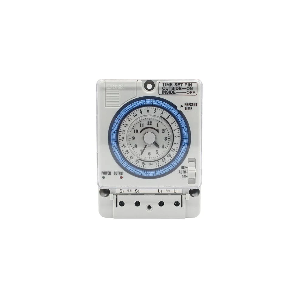 Energy Efficient Timer Switch For Automatic Device Management, Portable Convenient Mechanical Control For Household Tasks 9128293078290