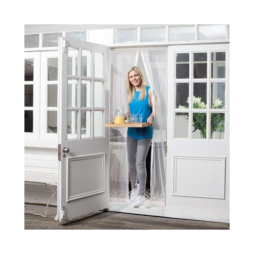 Magnetic Screen Door, Heavy Duty Mesh For Doorway, Strong & Powerful Magnet Ensures Seamless Hands-Free Entry For Pets And Kids, Easy To Install And 9169997065322