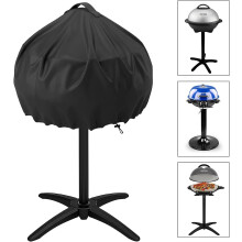 Telo di copertura rotondo per barbecue resistente allo sbiadimento e ai raggi UV, impermeabile e resistente, per uso interno ed esterno, protezione