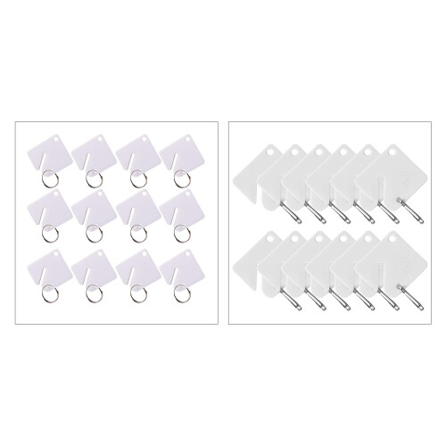 60x/Set for Key Tags Novelty for Key Identify Tags & Keep-B 1
