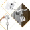 60x/Set for Key Tags Novelty for Key Identify Tags & Keep-B 7