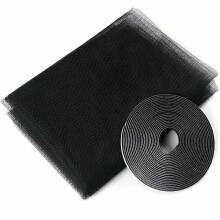 Adjustable Magnetic Window Screen, Invisible Breathable Fiberglass Mesh for Any Size Smaller Up to 32" x 24", Pet&Kids Friendly, Anti-Flaming Transpar