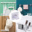 Innovative Support System, Universal Plastic No Drill Curtain Rod Brackets, Quality PC Plastic for Durability, Smooth Surface Application for Decorati 4