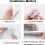 Innovative Support System, Universal Plastic No Drill Curtain Rod Brackets, Quality PC Plastic for Durability, Smooth Surface Application for Decorati 6