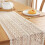 Τραπεζομάντιλο Boho Decor, Πολυχρηστική διακόσμηση τραπεζιού με αγροτικό στυλ, κομψά 3
