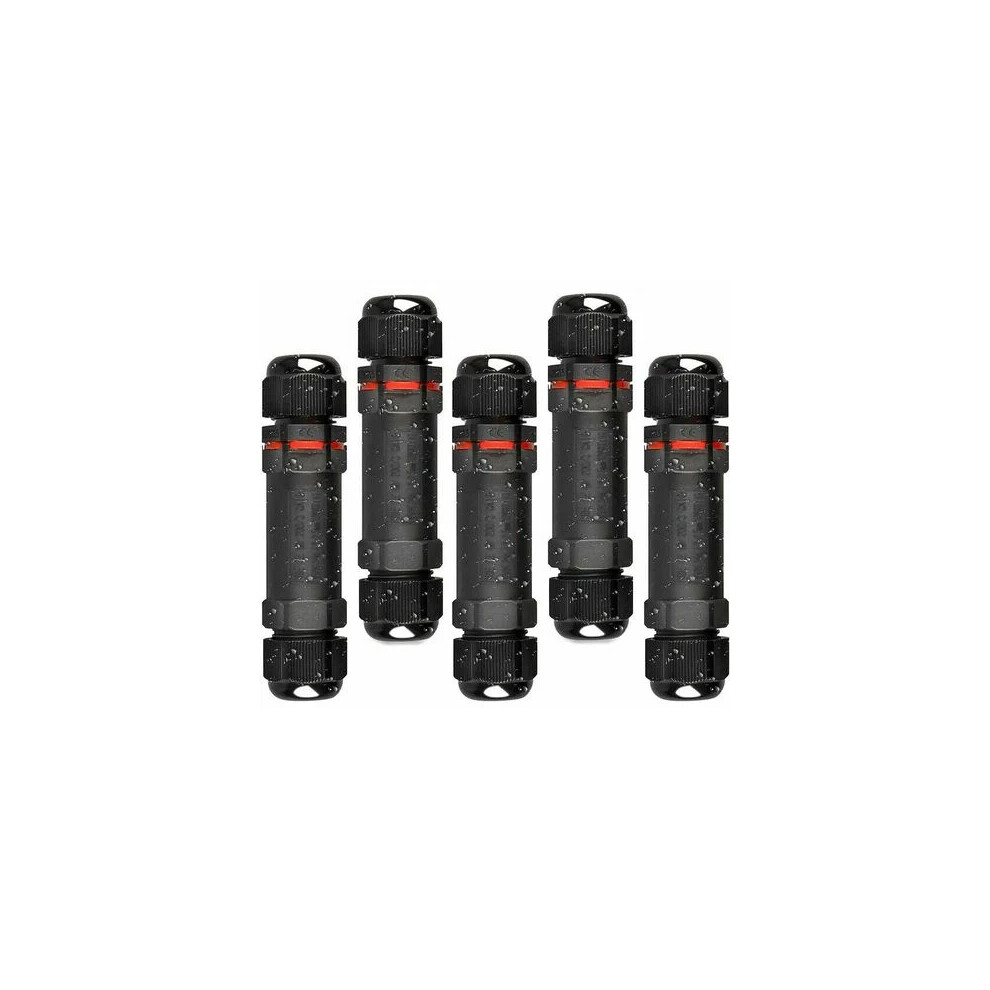 3-Pole Junction Box, Cable Sleeve For Outdoor Underground Wiring, Easy Installation Nickel-Plated Brass Terminal, Flame-Retardant Nylon Pa66, Double 9405630919776