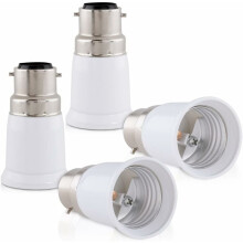 Accesorii de iluminat, Adaptor pentru soclu bec rezistent la temperaturi ridicate, Șurub anti-ardere B22 la E27 Dulie bec pentru lampă de birou,