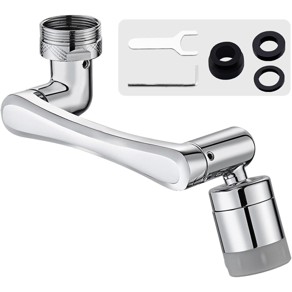 Multifunctional Faucet Enhancer, Rotating Faucet Extender With Non-Splashing Water Feature, 2 Modes Faucet Aerator For Kitchen And Bathroom Sinks, 9169997066138