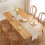 Τραπεζομάντιλο Boho Decor, Πολυχρηστική διακόσμηση τραπεζιού με αγροτικό στυλ, κομψά 6