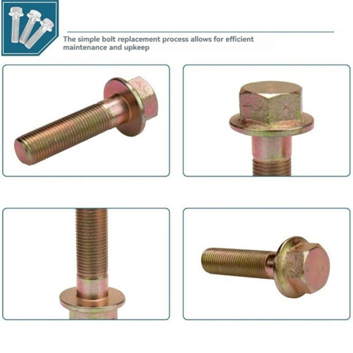 3PCS Blade Mounting Bolt Code 802-695C for Land Pride Finish FD AFM Series,Blade Mounting Bolts 1