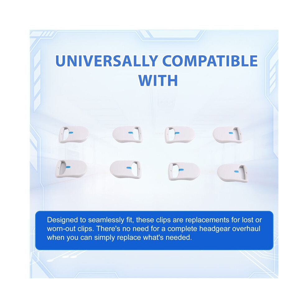 Exogio 4 Pairs Magnetic Headgear Clips For Airfit Airtouch F20/N20/F30/F30i/N30 Masks - Stronger Magnets, Quick-Release