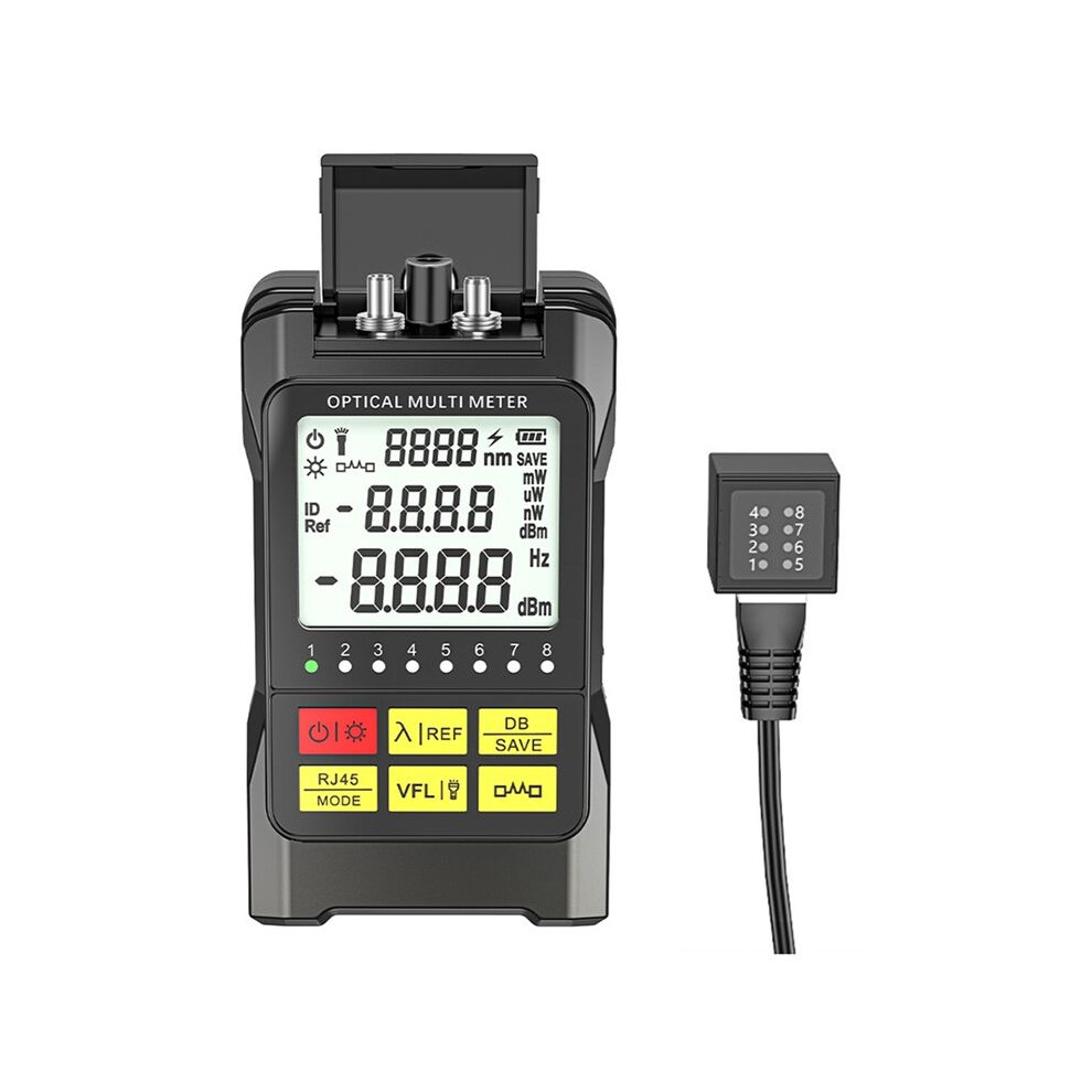 Fiber Optic Network Optical Power Meter Rj45 Tester Optical Multimeter Network Attenuation Tester -70-+10Dbm 6031326844584